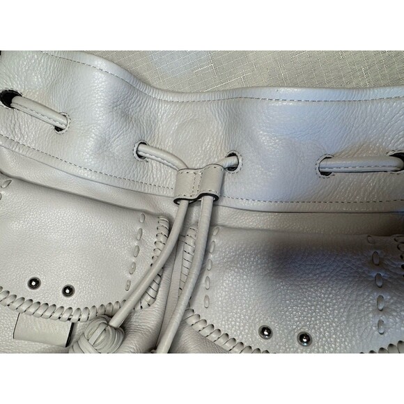 Aimee Kestenberg Leather Bucket Crossbody Bag Fly With Me Cloud - Picture 9 of 16